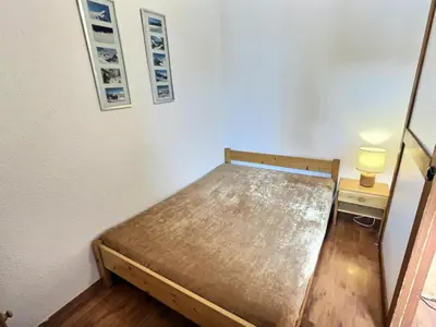 Un ou plusieurs lits dans un hébergement de l'établissement Résidence Rond-point Des Pistes Iii - Appartement 2 pièces pour 4 personnes situé à Val d’Isère, skis aux pieds et à 500m du centre du village, navettes gratuites au MAE-1798