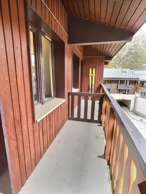Balcon ou terrasse dans l'établissement Résidence Les Jardins De Val - Appartement 2 pièces pour 4 personnes à Val d'Isère à 350 mètres du centre du village et 450m des pistes MAE-1814
