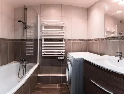 Salle de bains dans l'établissement Résidence Nova - Appartement 2 pièces 6 personnes proche des pistes, des commerces, de la garderie et de l'ESF au centre de la station d’Arc 1800 MAE-1716