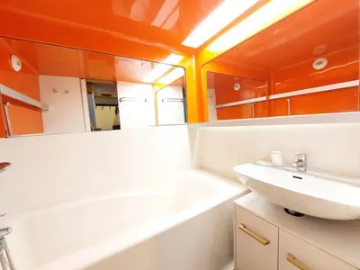 Salle de bains dans l'établissement Résidence Alliet - Duplex rénové pour 5 personnes proche des pistes et des commerces dans le village de Charmettoger MAE-1731