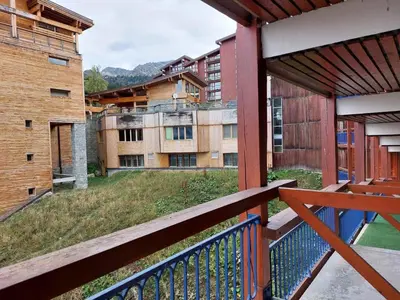 Vue générale sur la montagne ou vue sur la montagne depuis l'appartement