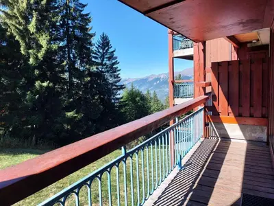 Balcon ou terrasse dans l'établissement Résidence Nova - Appartement 2 pièces 6 personnes proche des pistes, des commerces, de la garderie et de l'ESF au centre de la station d’Arc 1800 MAE-1894