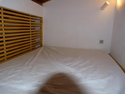Un ou plusieurs lits dans un hébergement de l'établissement Résidence Archeboc - Appartement 5 personnes à Arc 1800 proche des pistes dans le village de Charmettoger MAE-1917