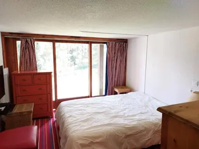 Un ou plusieurs lits dans un hébergement de l'établissement Résidence Archeboc - Appartement en duplex pour 6 personnes à Arc 1800 proche des pistes dans le village de Charmettoger MAE-2023