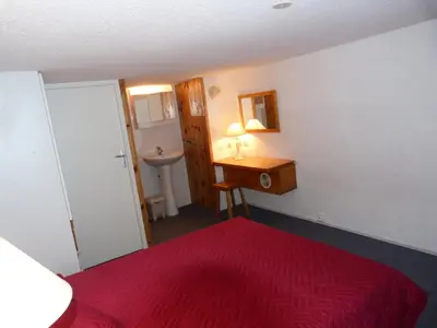 Un ou plusieurs lits dans un hébergement de l'établissement Résidence Aiguille Grive Bat Ii - Appartement 2 pièces en duplex pour 5 personnes proche des pistes dans le village de Charmettoger à Arc 1800 MAE-2079