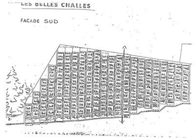 Plan de l'établissement Résidence Belles Challes - Studio 4 personnes à Arc 1800 skis aux pieds et proche des commerces dans le village du Charvet MAE-2135