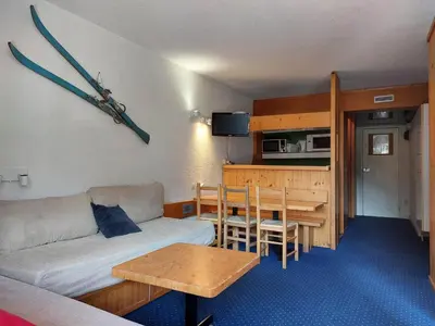 Cuisine ou kitchenette dans l'établissement Résidence Nova - Appartement 2 pièces 5 personnes proche des pistes, des commerces, de la garderie et de l'ESF au centre de la station d’Arc 1800 MAE-1922