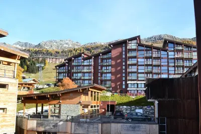 Vue générale sur la montagne ou vue sur la montagne depuis l'appartement