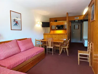 Cuisine ou kitchenette dans l'établissement Résidence Nova - Appartement 2 pièces 6 personnes proche des pistes, des commerces, de la garderie et de l'ESF au centre de la station d’Arc 1800 MAE-1877