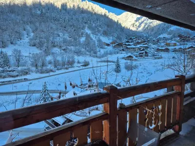 L'établissement Appartement avec vue panoramique à Champagny - La Joubarbe en hiver