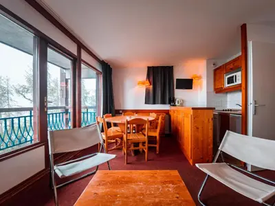 Coin salon dans l'établissement Résidence Ruitor Arc 1800 - Appartement 3 pièces pour 6 personnes dans une résidence calme, proche du télécabine dans le village de Charmettoger à Arc 1800 MAE-1722