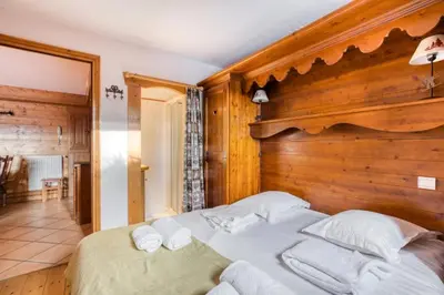 Un ou plusieurs lits dans un hébergement de l'établissement Résidence Les Alpages de Chantel - maeva Home - Appartement 4 Pièces 8 Personnes - Sélection MAE-1649