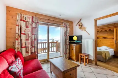 Un ou plusieurs lits dans un hébergement de l'établissement Résidence Les Alpages de Chantel - maeva Home - Appartement 3 Pièces 6 Personnes - Sélection MAE-6441
