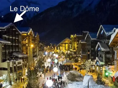 Vue générale sur la montagne ou vue sur la montagne depuis l'appartement