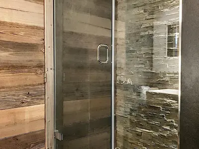 Salle de bains dans l'établissement Appartement Centre Val-d'Isère pour 6 pers, Balcon Ensoleillé - FR-1-518-87