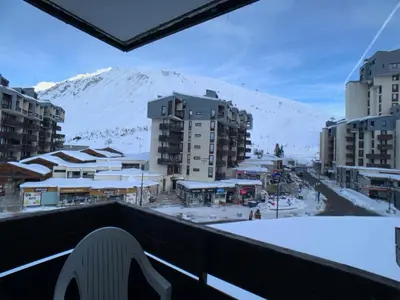 Vue générale sur la montagne ou vue sur la montagne depuis l'appartement