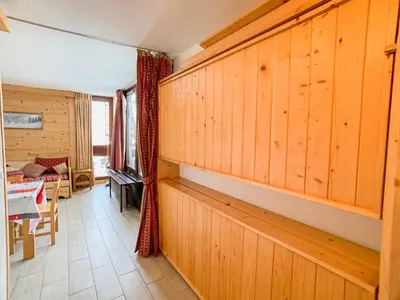 Plan de l'établissement Studio rénové proche pistes et commerces avec balcon, animaux admis - FR-1-502-311