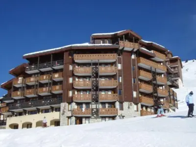 L'établissement Appartement cosy, skis aux pieds, 3 pièces pour 7, balcon vue pistes - FR-1-181-2035 en hiver