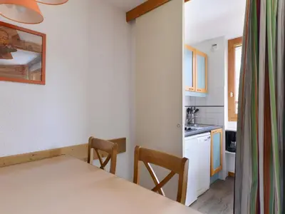 Cuisine ou kitchenette dans l'établissement Studio divisible 4 pers · Accès pistes · Animaux admis · Belle Plagne - FR-1-181-2083