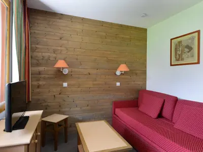 Télévision ou salle de divertissement dans l'établissement Studio divisible 4 pers · Accès pistes · Animaux admis · Belle Plagne - FR-1-181-2083