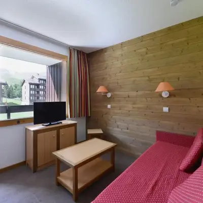 Studio divisible 4 pers · Accès pistes · Animaux admis · Belle Plagne - FR-1-181-2083