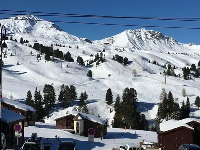 L'établissement Studio chaleureux au centre, vue pistes, animaux acceptés - FR-1-181-2074 en hiver