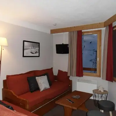 Appartement cosy skis aux pieds
