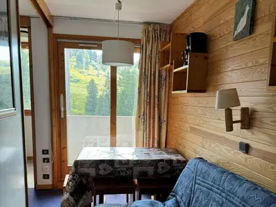 Plan de l'établissement Studio fonctionnel avec balcon - Accès direct aux pistes - Animaux admis - FR-1-181-2273