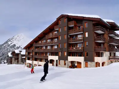 L'établissement Studio fonctionnel avec balcon - Accès direct aux pistes - Animaux admis - FR-1-181-2273 en hiver