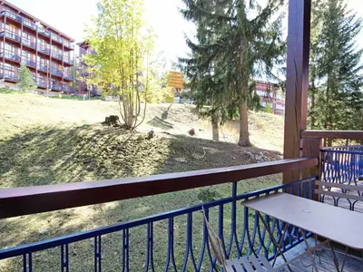 Jardin de l'établissement Duplex calme et agréable avec balcon aux Arcs 1800 - FR-1-346-337