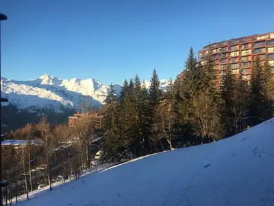 Vue générale sur la montagne ou vue sur la montagne depuis l'appartement