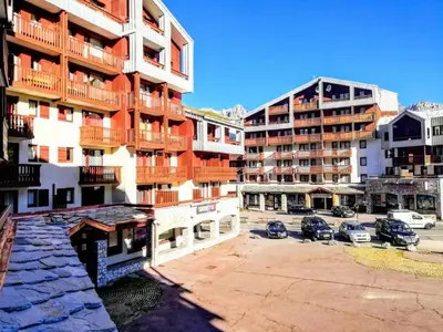 Plan de l'établissement Résidence Hameau Du Borsat - Studio 4 personnes à Tignes au pied des pistes et proche des commerces dans le quartier du Val Claret. Appartement situé au pied MAE-2106