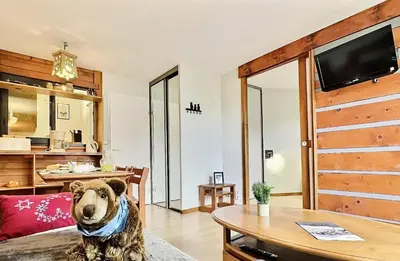 Plan de l'établissement Résidence Hameau Du Borsat - Studio 4 personnes à Tignes au pied des pistes et proche des commerces dans le quartier du Val Claret. Appartement situé au pied MAE-2106