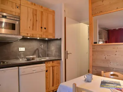 Plan de l'établissement Studio confortable 4 pers · Ski aux pieds · Animaux admis - FR-1-181-2294