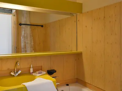 Plan de l'établissement Studio confortable, accès pistes, balcon, animaux admis - FR-1-181-2320