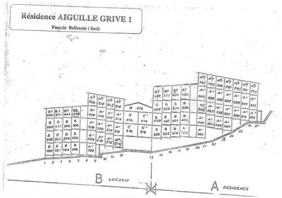 Plan de l'établissement Résidence Aiguille Grive Bat I - Duplex pour 5 personnes dans le village de Charmettoger aux Arcs 1800 - Résidence au pied des pistes MAE-2192