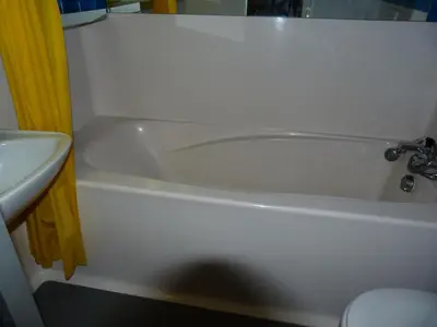 Salle de bains dans l'établissement Résidence Aiguille Grive Bat I - Duplex pour 5 personnes dans le village de Charmettoger aux Arcs 1800 - Résidence au pied des pistes MAE-2192