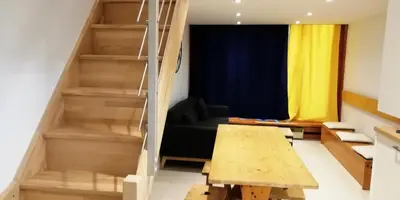 Plan de l'établissement Résidence Aiguille Grive Bat Ii - Appartement 2 pièces en duplex pour 5 personnes, proche des pistes dans le village de Charmettoger à Arc 1800. MAE-6573