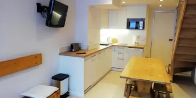 Plan de l'établissement Résidence Aiguille Grive Bat Ii - Appartement 2 pièces en duplex pour 5 personnes, proche des pistes dans le village de Charmettoger à Arc 1800. MAE-6573