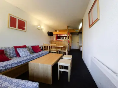 Cuisine ou kitchenette dans l'établissement Résidence Nova - Appartement 2 pièces 6 personnes proche des pistes, des commerces, de la garderie et de l'ESF au centre de la station d’Arc 1800 MAE-2036