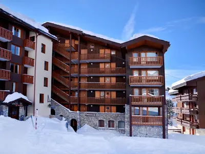 L'établissement Appartement fonctionnel skis aux pieds avec balcon, 5 pers, Belle Plagne - FR-1-181-2167 en hiver