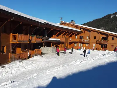 L'établissement Appartement calme avec balcon, accès direct aux pistes - FR-1-346-417 en hiver