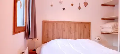 Un ou plusieurs lits dans un hébergement de l'établissement Balcons G 013 - PARC NAT VANOISE appart 8 pers