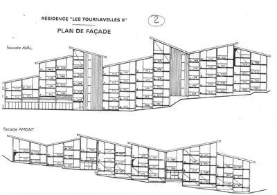 Plan de l'établissement Résidence Tournavelles - Appartement 4 pièces 8/10 personnes en duplex, avec vue sur les pistes, skis aux pieds et proche des commerces dans le village d MAE-1865
