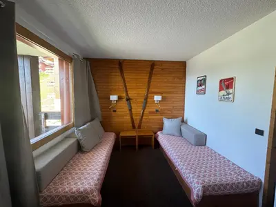 Un ou plusieurs lits dans un hébergement de l'établissement Studio fonctionnel au pied des pistes pour 4 pers. - Animaux admis - FR-1-181-2280