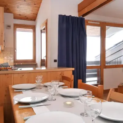 Appartement accueillant au pied des pistes