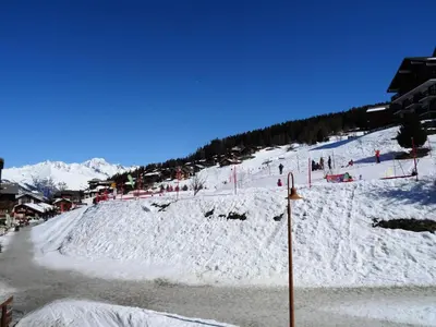 L'établissement Résidence Praz De L'ours 1 - Studio 4 personnes à Vallandry en centre station et proche des pistes MAE-1960 en hiver