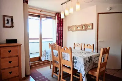 Plan de l'établissement Résidence Edelweiss - Appartement de charme 3 pièces 8 personnes à Vallandry proche des pistes, des commerces et du centre station MAE-2003