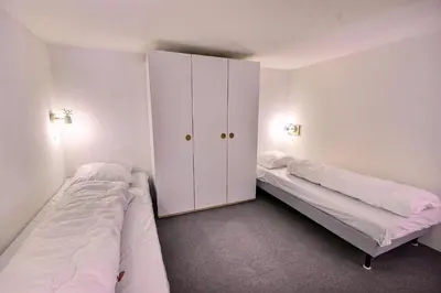 Un ou plusieurs lits dans un hébergement de l'établissement Résidence Arc En Ciel - Appartement 2 pièces 5 personnes à Vallandry en centre station et à côté des pistes MAE-2063