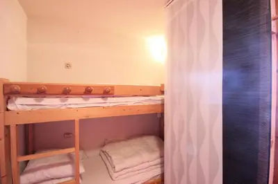Un ou plusieurs lits dans un hébergement de l'établissement Résidence Cret De L'ours 2 - Appartement 4 personnes à Vallandry proche des pistes et des commerces MAE-2080